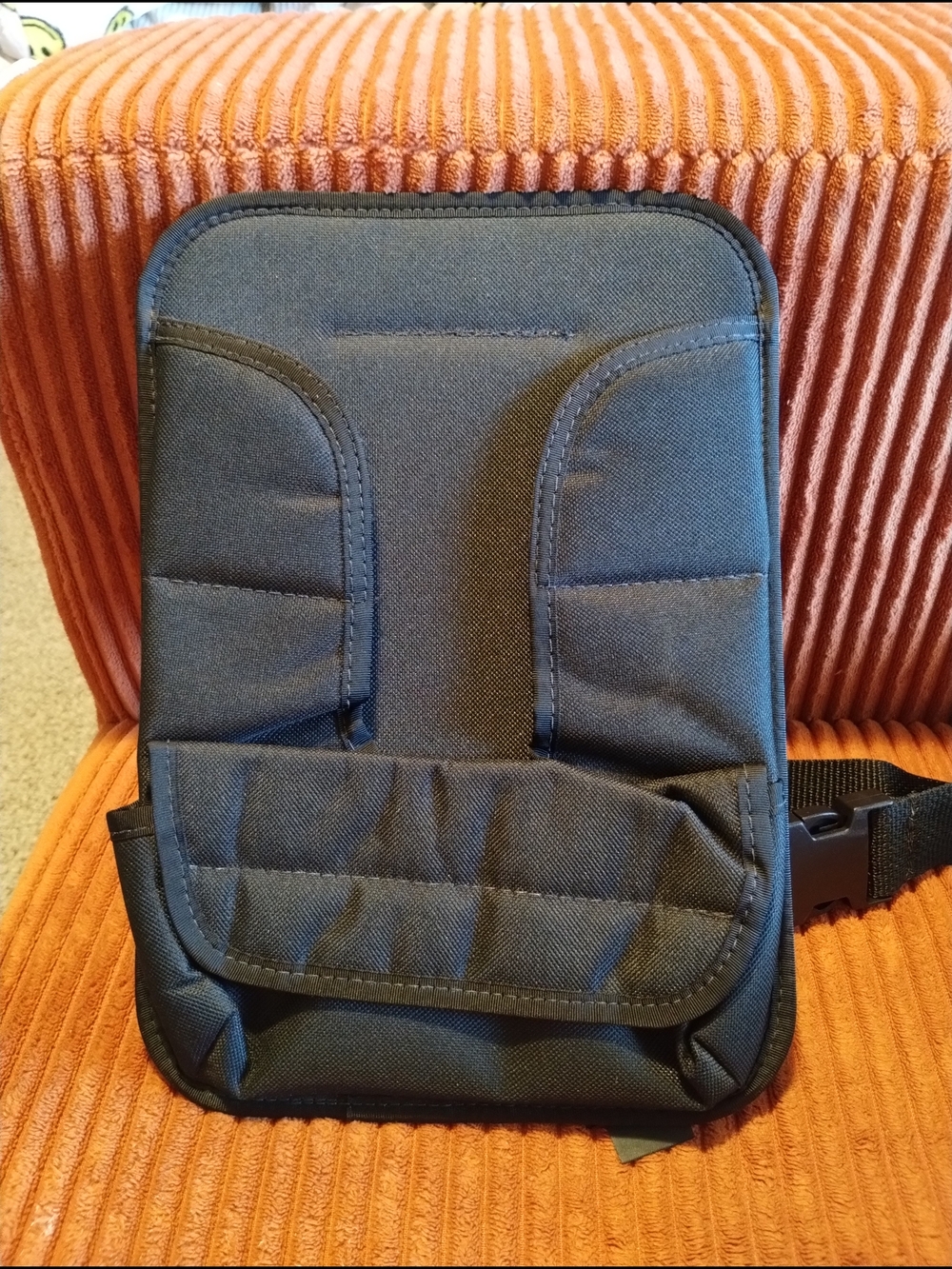 Compact Black Utility Side Bag For iPads